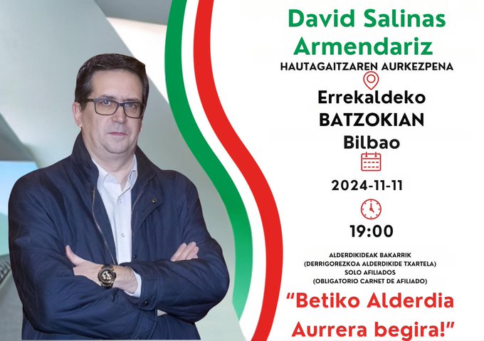 David Salinas Armendariz Batzoki Errekalde